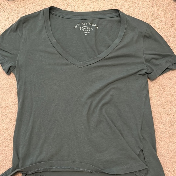 greenish teal colored “perfect cotton v” - Picture 1 of 1